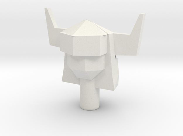 Upsized Acroyear II Head in White Natural Versatile Plastic