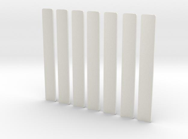 Custom request - T-Grips * 7 in White Natural Versatile Plastic