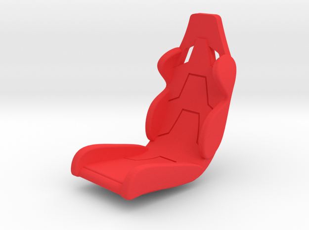 Seat (1/32) in Red Processed Versatile Plastic
