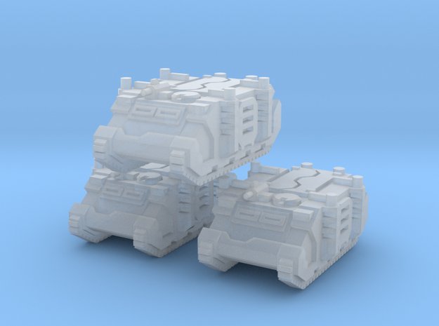 Rhino Transport Epic /3 models in Tan Fine Detail Plastic