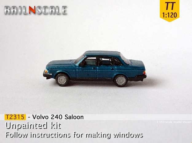 Volvo 240 Saloon (TT 1:120) in Tan Fine Detail Plastic