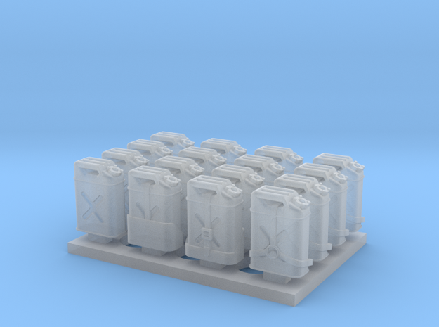 1:72 US Jerry Cans (16x) in Smoothest Fine Detail Plastic