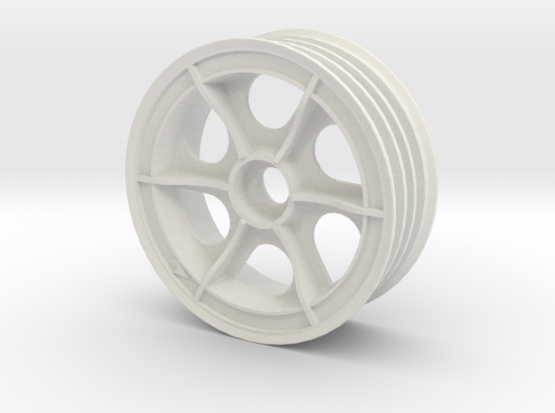 tamiya astute front left wheel in White Natural Versatile Plastic