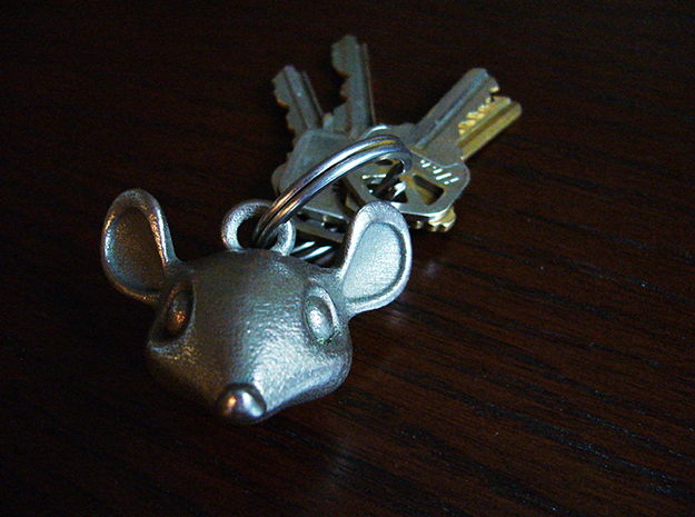 Mouse-head keychain