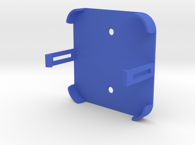 Wall Mount for Obihai VOIP phone adapter in Blue Processed Versatile Plastic