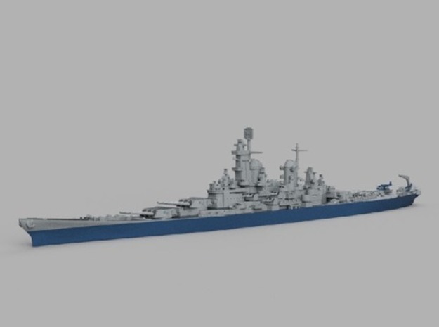 1/2000 USS Iowa 1943 in Tan Fine Detail Plastic
