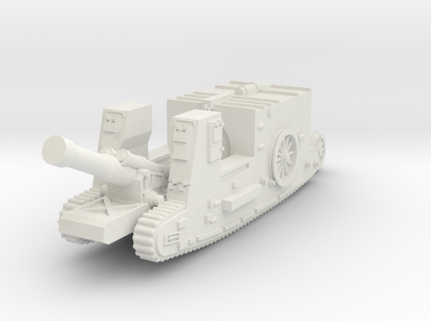 Mk I Gun Carrier (UK) in White Natural Versatile Plastic