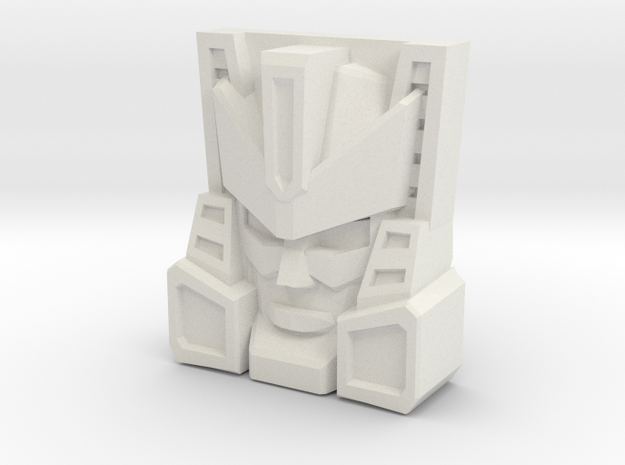 Brushguard Face (Titans Return/PoTP) in White Natural Versatile Plastic