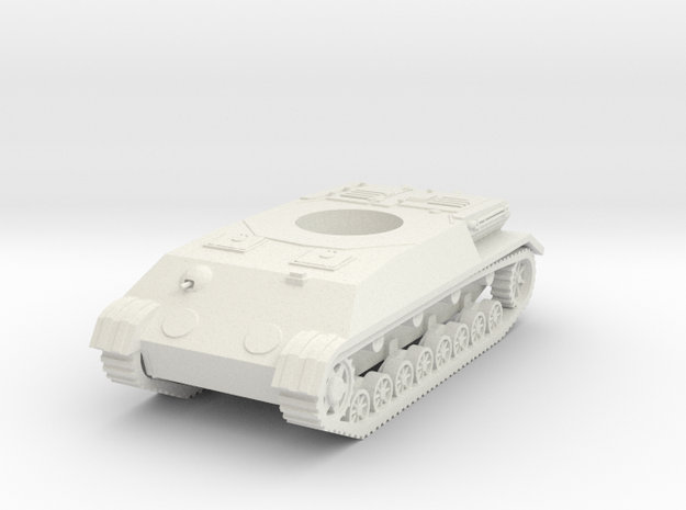 Panzer IV K (Hull) scale 1/56 in White Natural Versatile Plastic