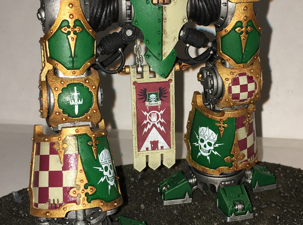 Knight Banner 2.0 in Clear Ultra Fine Detail Plastic