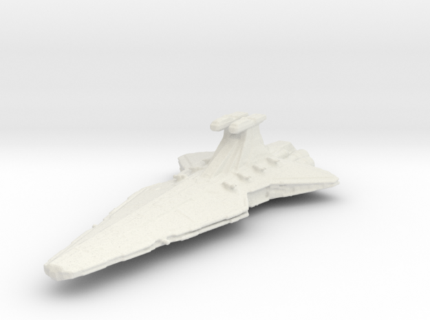 10000 Venator class cruiser Star Wars in White Natural Versatile Plastic