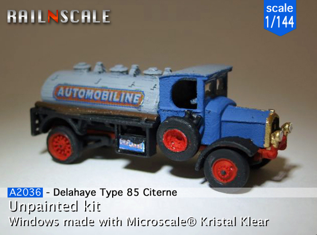 Delahaye Type 85 Camion citerne (1/144) in Tan Fine Detail Plastic