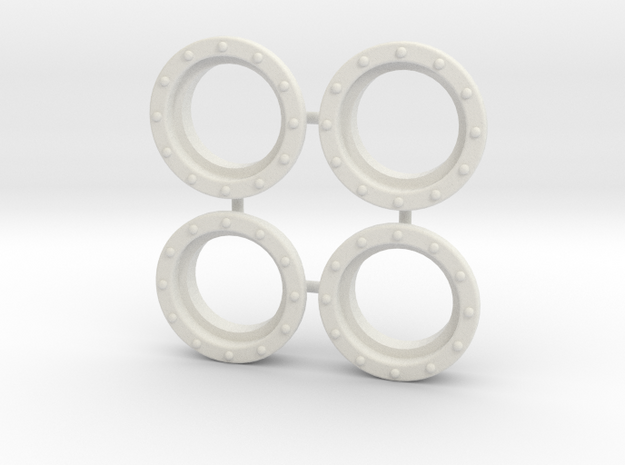 4 Portholes (1" or 26mm outside diameter)