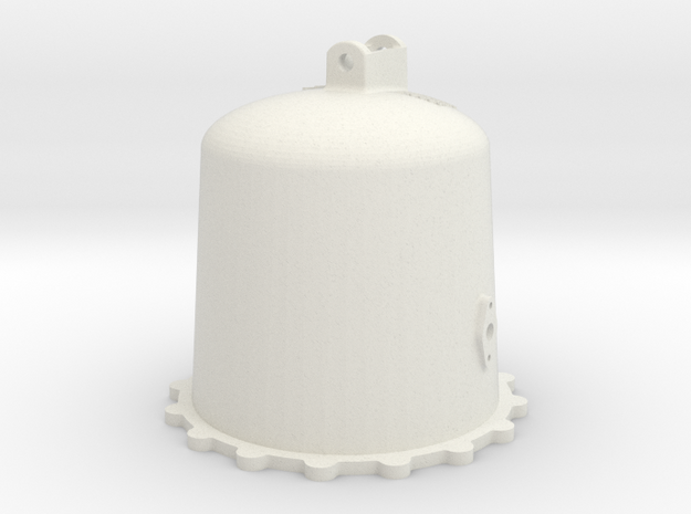 1.5" scale Air Reservoir A in White Natural Versatile Plastic