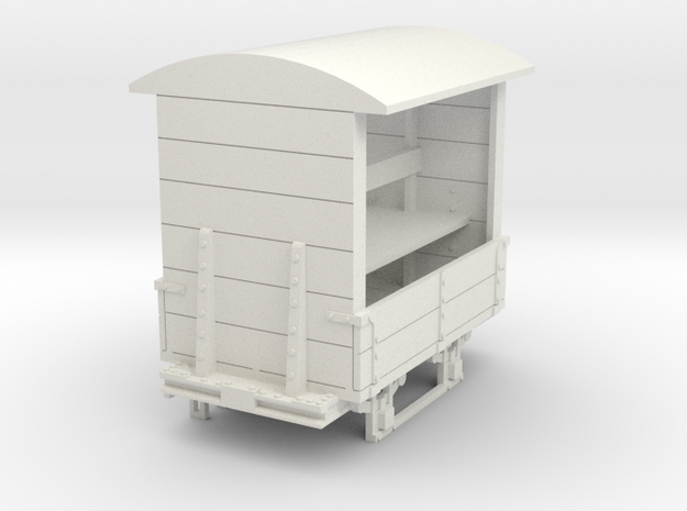 a-43-165-gr-turner-covered-wagon in White Natural Versatile Plastic