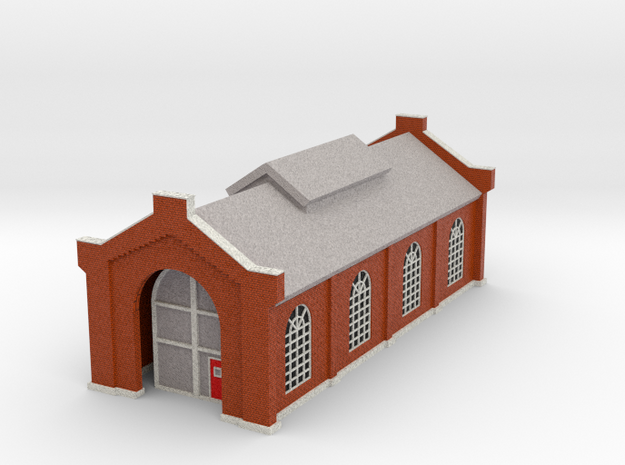 Engine House - Zscale in Full Color Sandstone