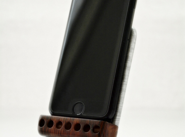 iPhone Stand in Black Natural Versatile Plastic