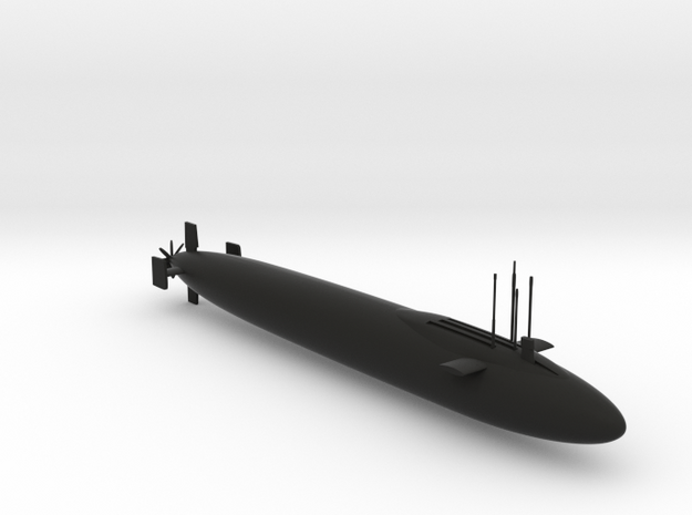(1/350) US Navy CONFORM Submarine in Black Natural Versatile Plastic