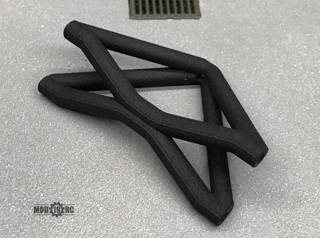 ZRD Front Upper X Brace in Black Natural Versatile Plastic