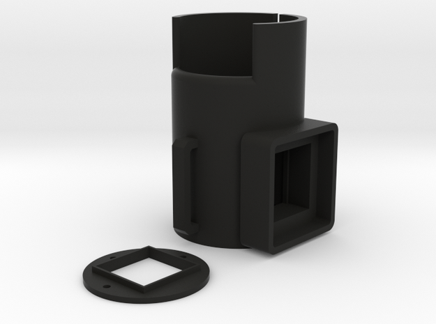 Angle Sight Riflescope GoPro Hero Adapter in Black Natural Versatile Plastic