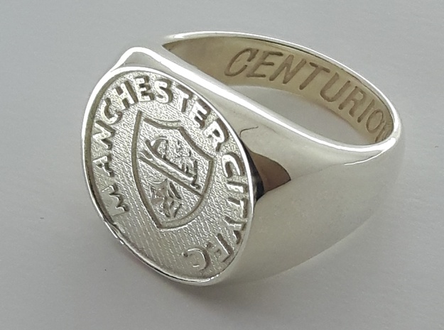 Centurions Size K. 15.9mm. Silver. in Polished Silver