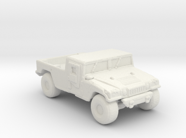 M1038 up armored 285 scale in White Natural Versatile Plastic