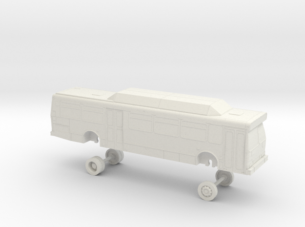 HO Scale Bus Orion V Foothill F1300s in White Natural Versatile Plastic
