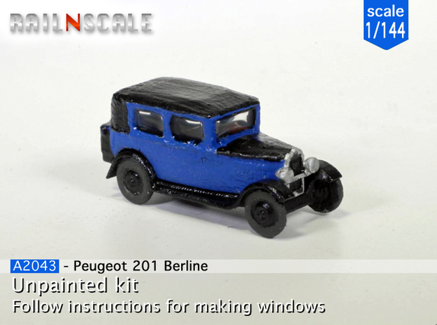 Peugeot 201 (1/144) in Tan Fine Detail Plastic