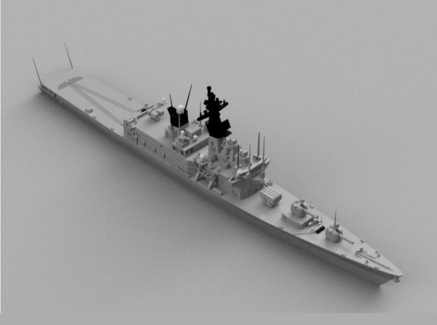 1/1800 JS Shirane-class Helicopter destroyer in Tan Fine Detail Plastic