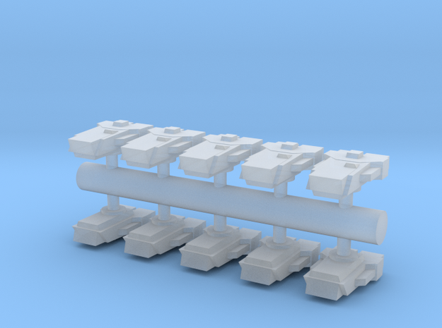 10 Aggressor assault boats in Smooth Fine Detail Plastic