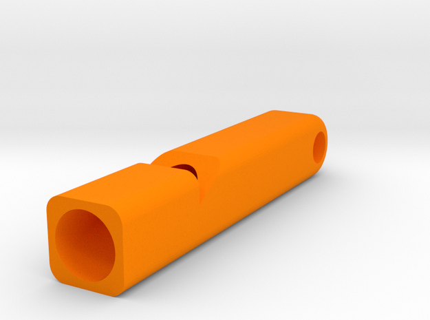 S1 Whistle in Orange Processed Versatile Plastic