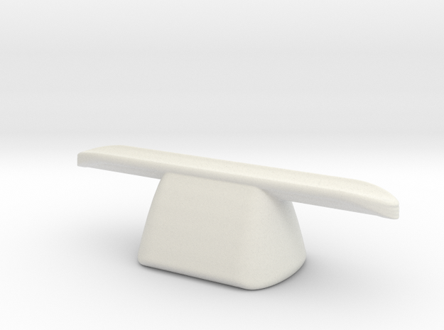 pen rest The Nibopedic solid (ceramic compatible) in White Natural Versatile Plastic