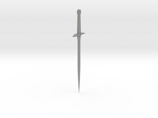Frodo Sword Sting in Gray PA12