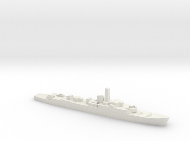 HMS Troubridge (1969), 1/1800 in White Natural Versatile Plastic