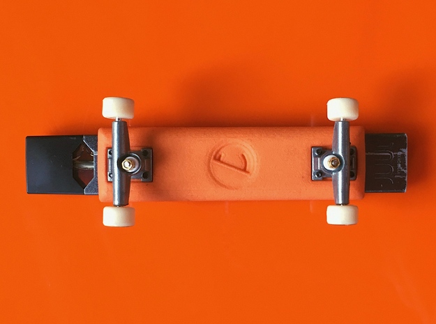 Juul Skateboard Deck Case in White Natural Versatile Plastic