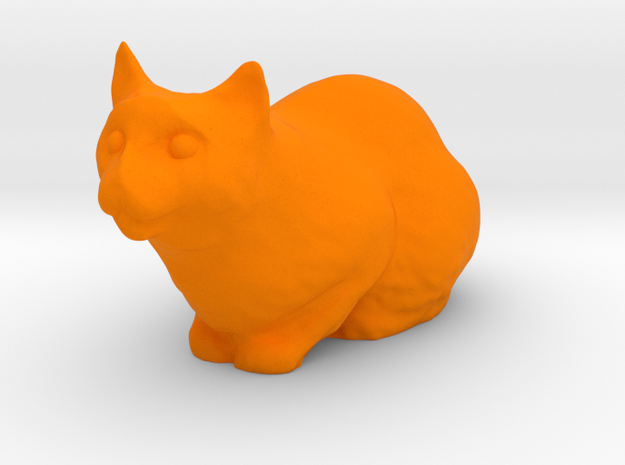 1/18 Cat Loaf/Resting in Orange Processed Versatile Plastic