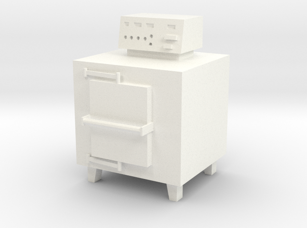 Small Incinerator in White Processed Versatile Plastic