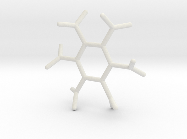 #24 D6 hexanitrobenzene in White Natural Versatile Plastic