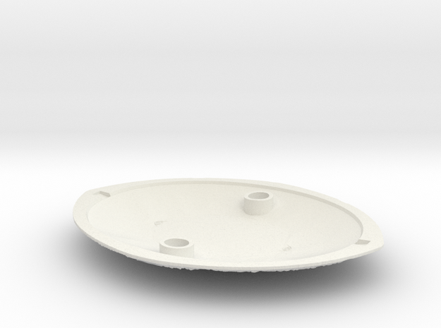 Eye of Agamotto Backplate (Fits V2, made for V3) in White Natural Versatile Plastic