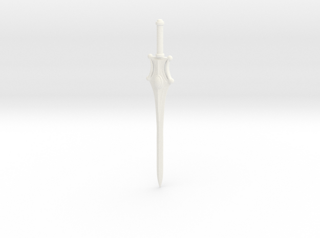 1/6 Cartoon Sword of Protection in White Processed Versatile Plastic