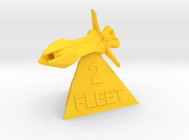 Species 8472 - Fleet 2 in Yellow Processed Versatile Plastic