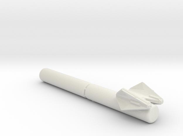 3125 Scale Tholian Combat Tug SRZ in White Natural Versatile Plastic