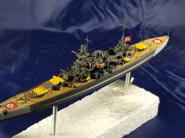 1/1200 Scharnhorst Upgrade Set in Tan Fine Detail Plastic