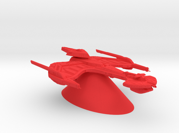 Klingon Empire - Negh'Var in Red Processed Versatile Plastic