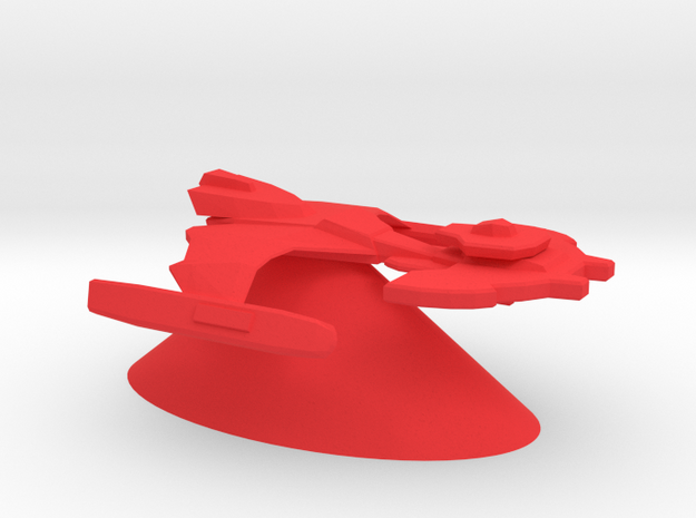 Klingon Empire - Fek'Ihr in Red Processed Versatile Plastic