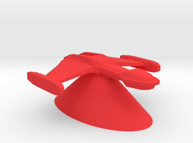Klingon Empire - Scout in Red Processed Versatile Plastic