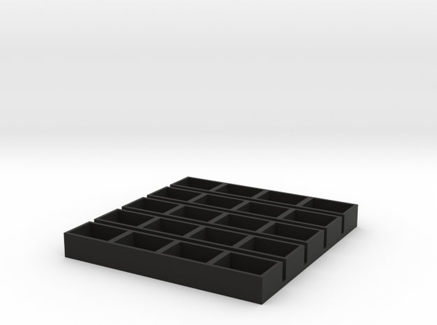 quad short 11x15x7 speaker box qty5 in Black Natural Versatile Plastic