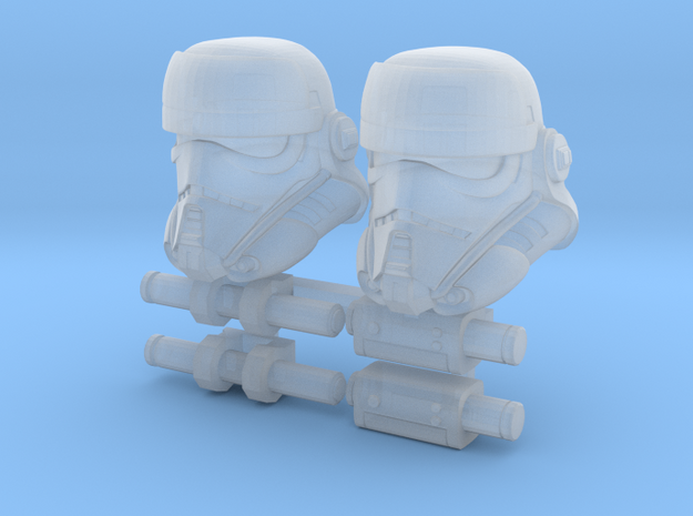 Security Bucketheads (x2) in Smoothest Fine Detail Plastic