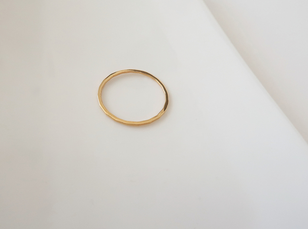 Simplicity  in 14k Gold Plated Brass: Small