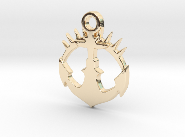 Proudmoore Admiralty Pendant in 14k Gold Plated Brass
